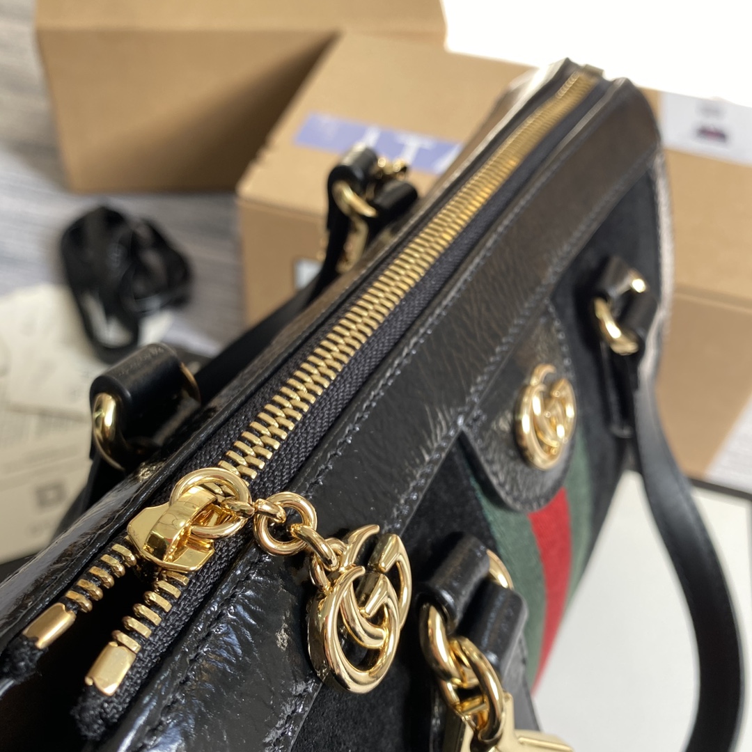 Gucci Ophidia Small GG Tote Bag Shoulder Bag 547551 Black